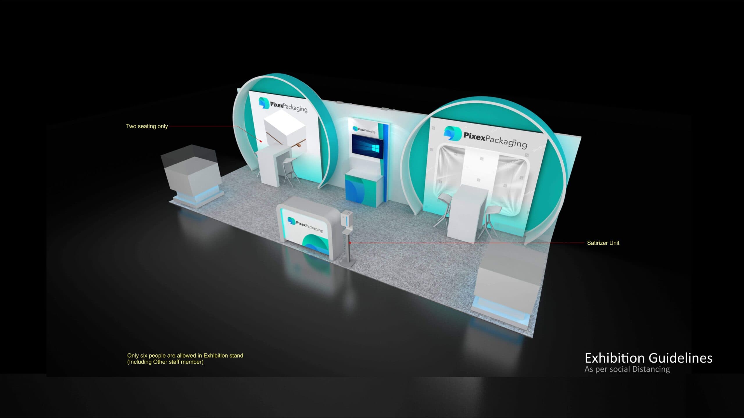 Sensations Exhibits booth design