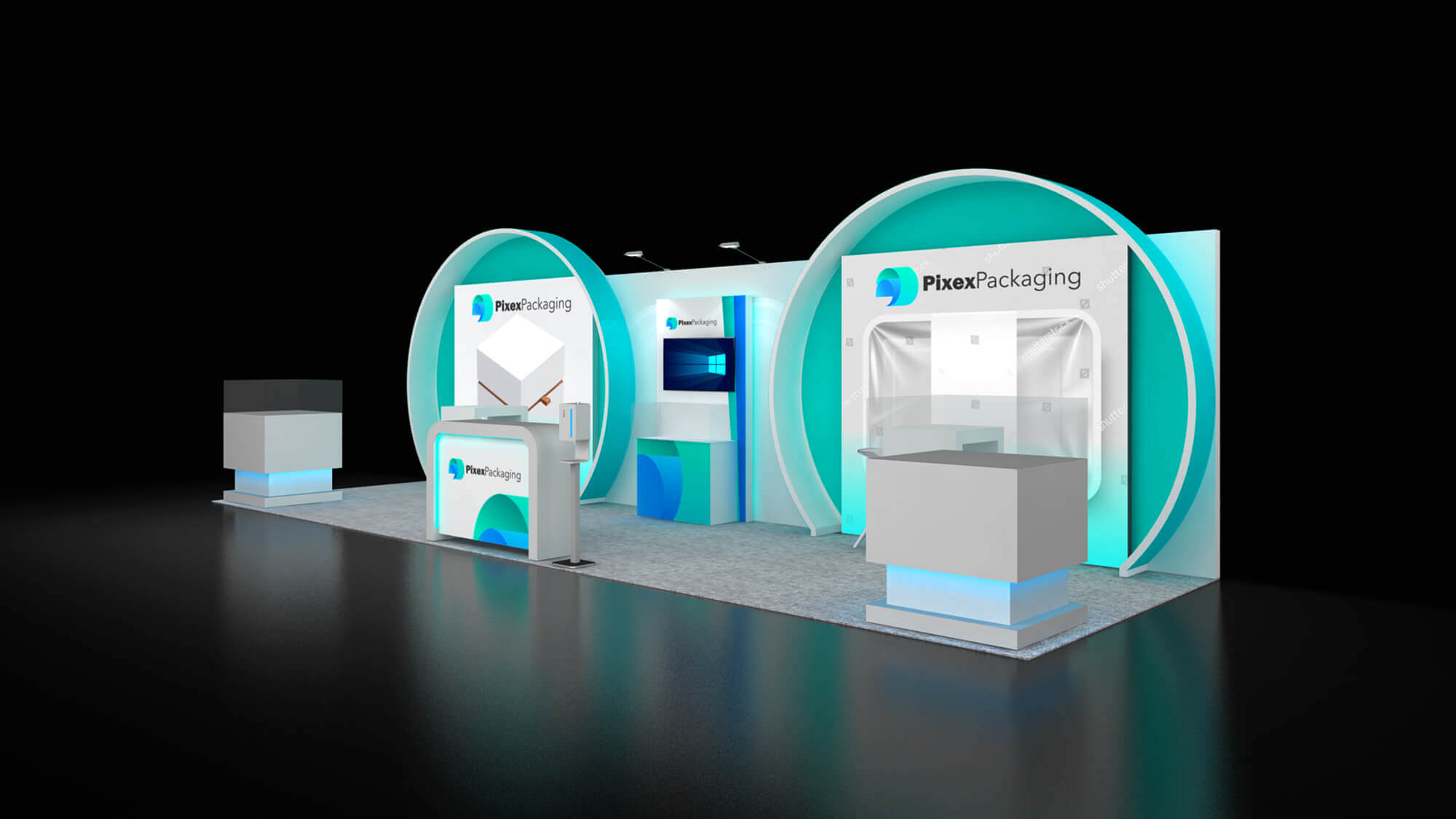 custom trade show booth
