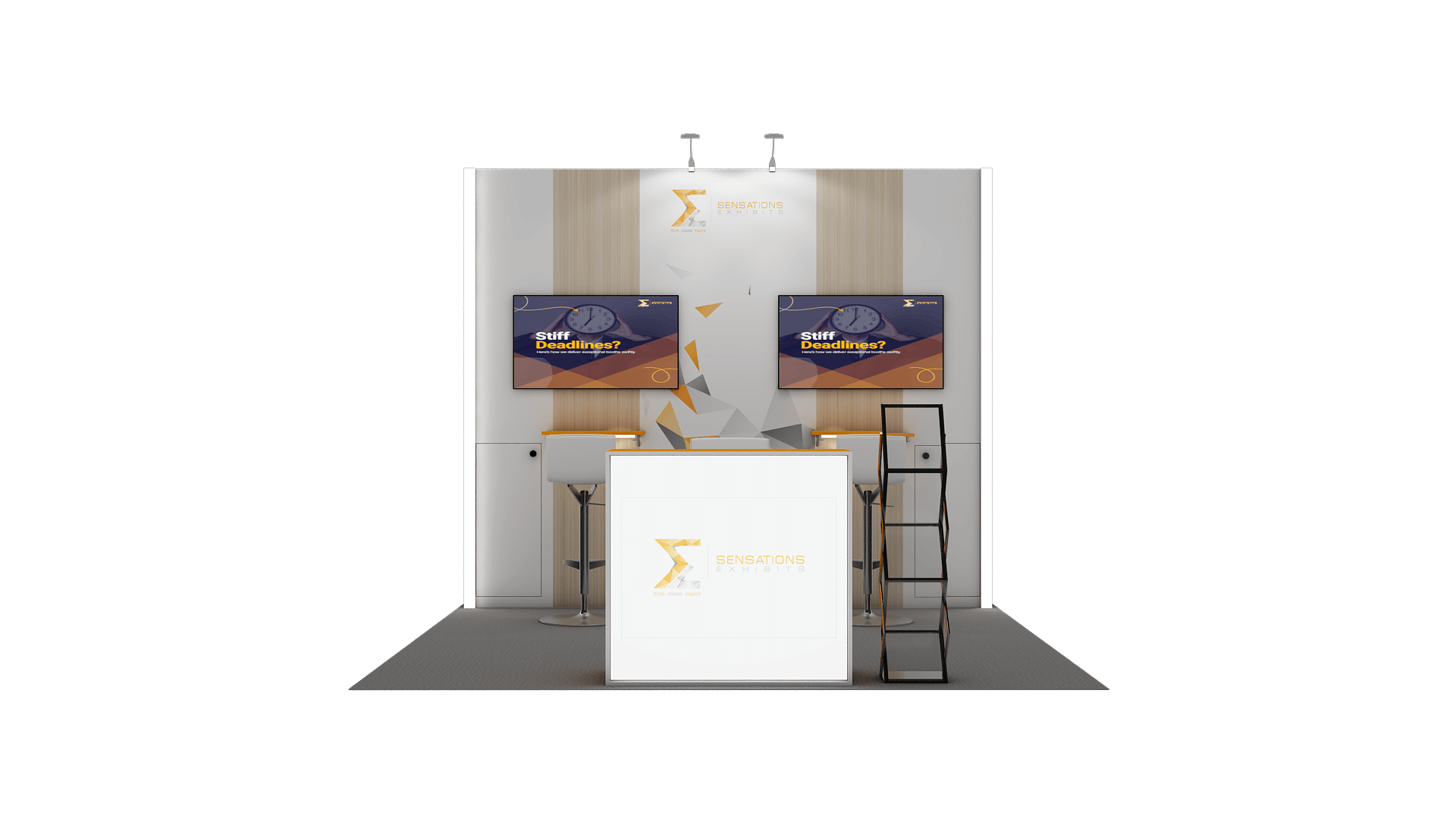 10x10 trade show booth