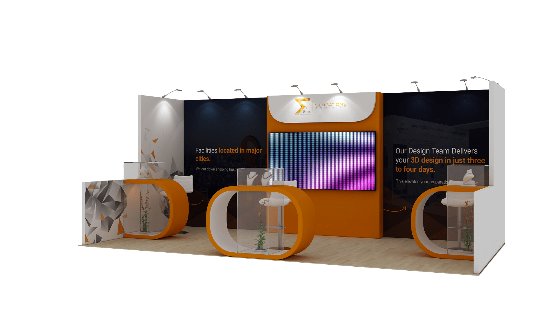 10x20 trade show booth