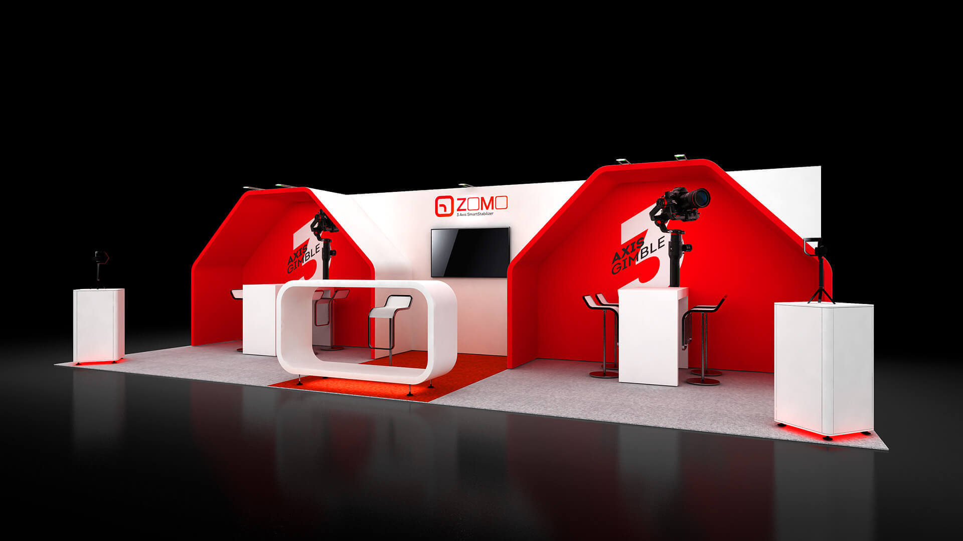 custom trade show booth