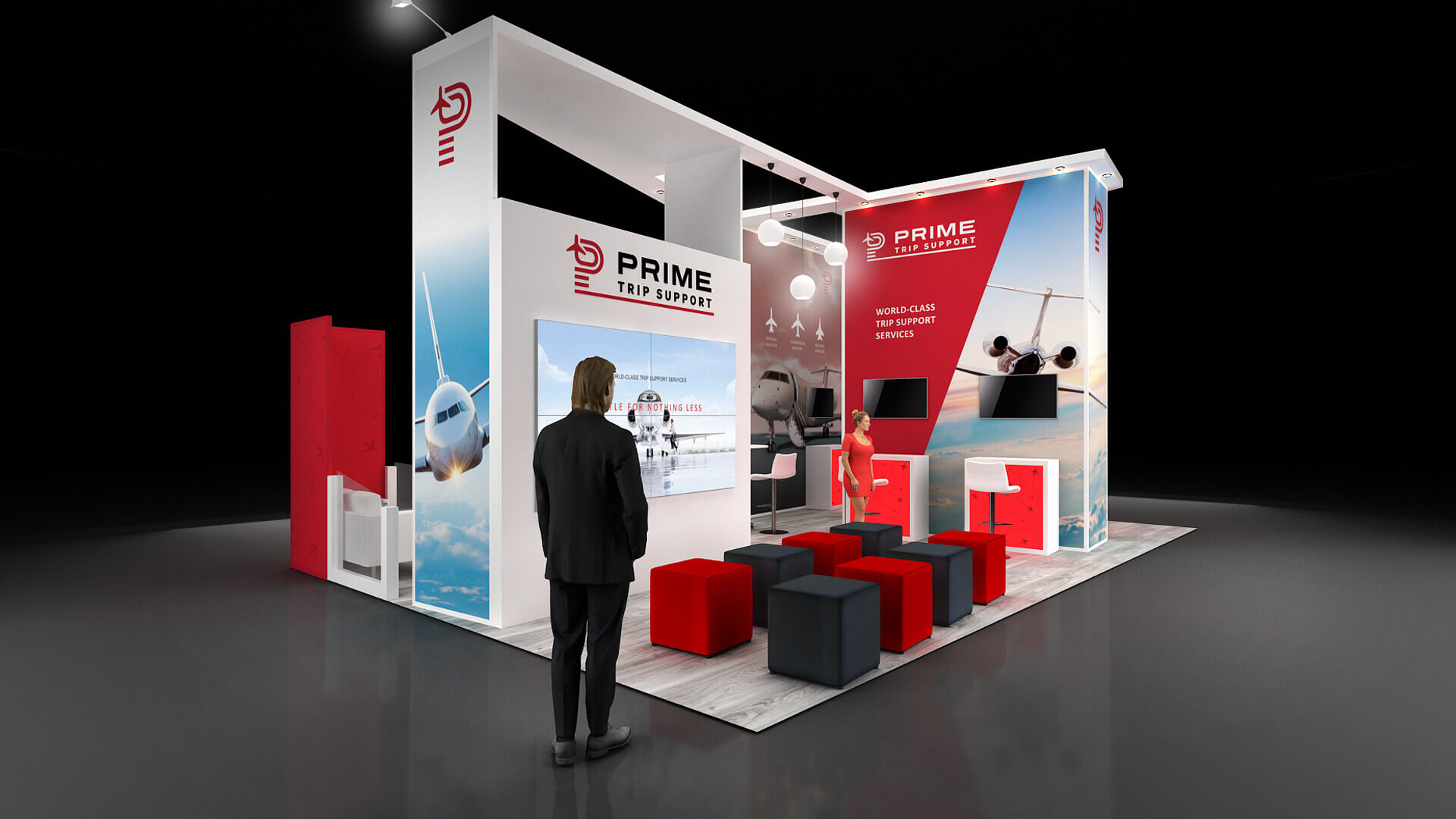 custom trade show booth