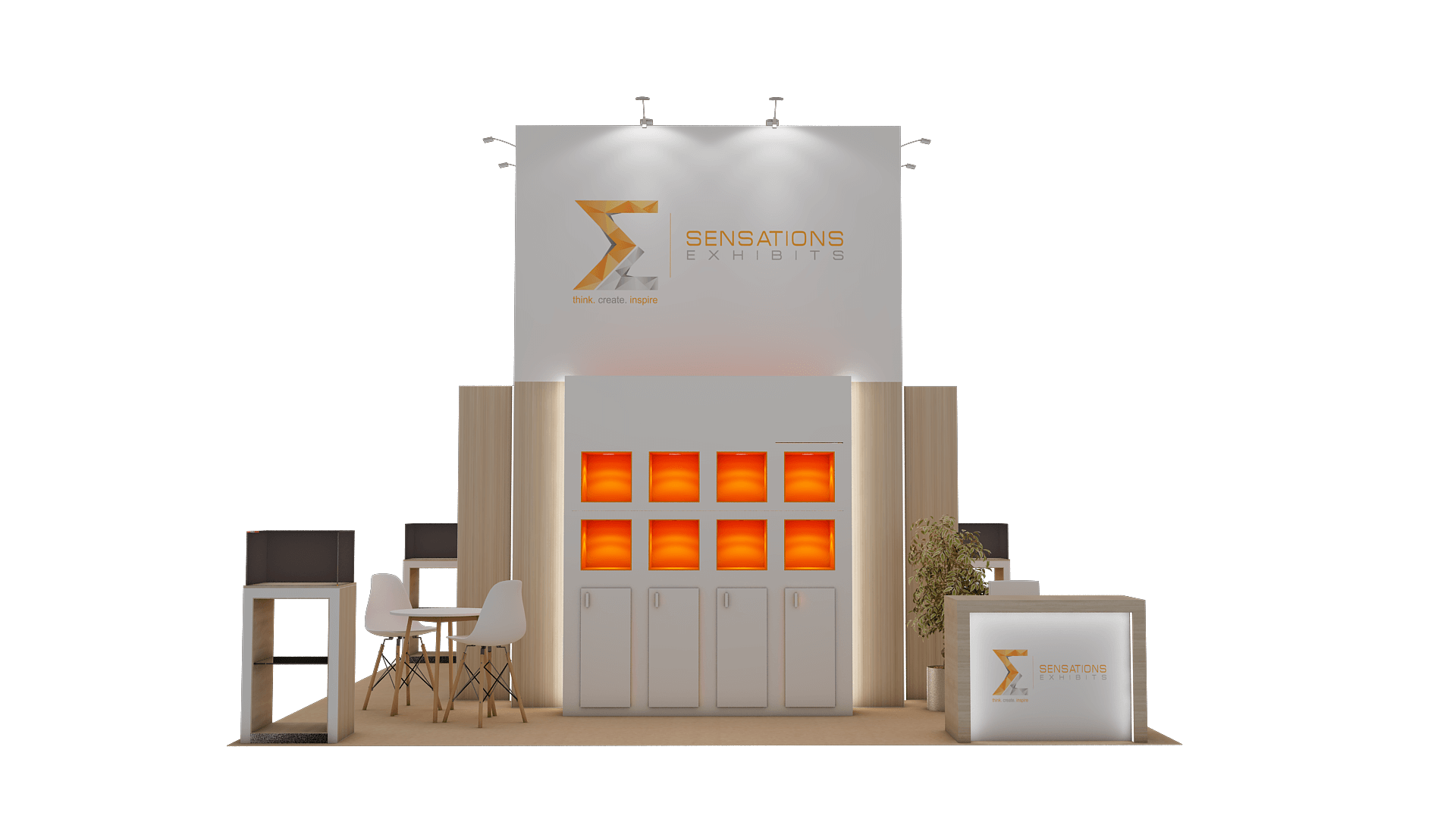 20x20 trade show booth
