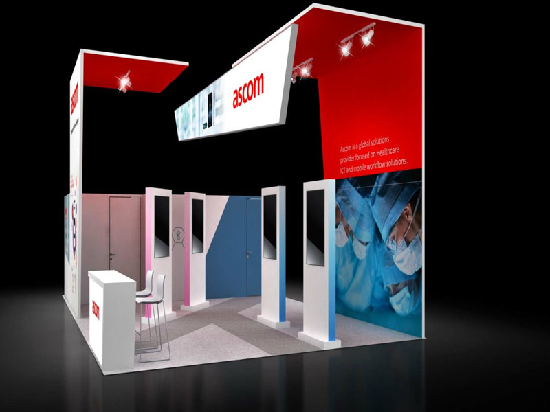 Custom Trade Show Booth Builder, Exhibits on Rent