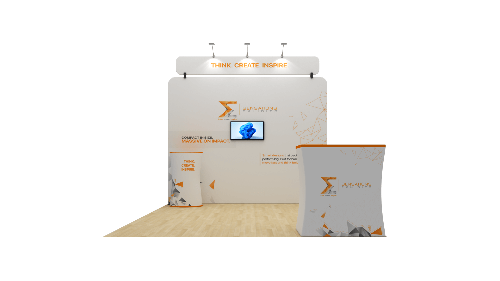 Portable Exhibit Display 10x10- Model 1