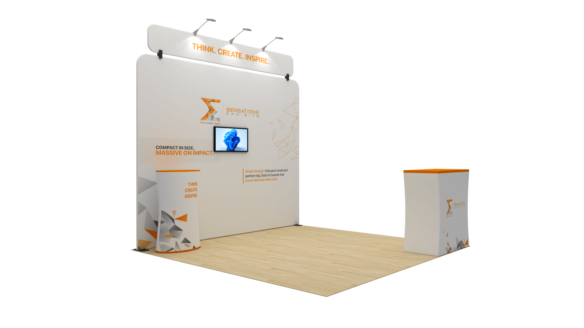 Portable Exhibit Display 10x10- Model 1