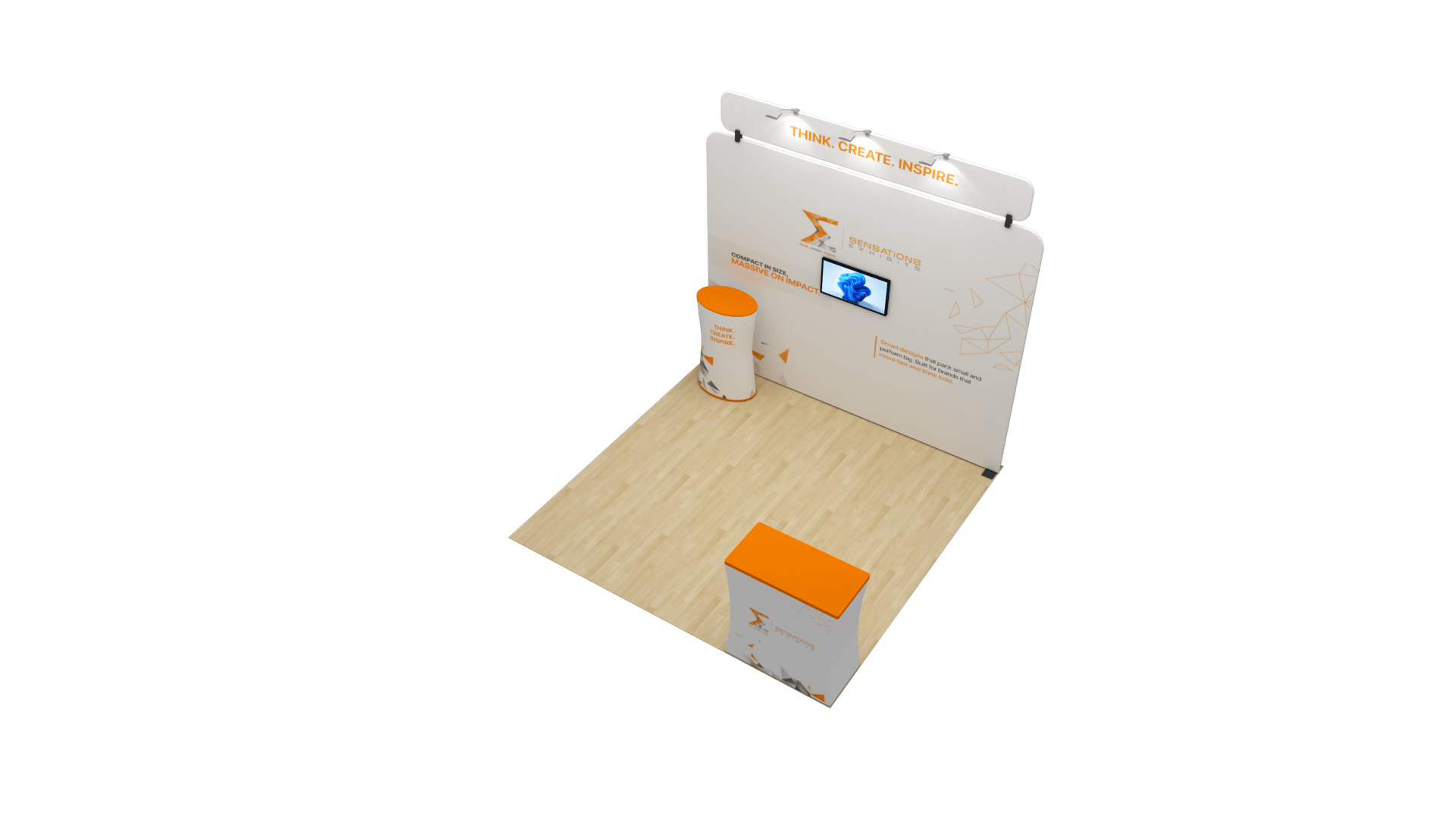 Portable Exhibit Display 10x10- Model 1