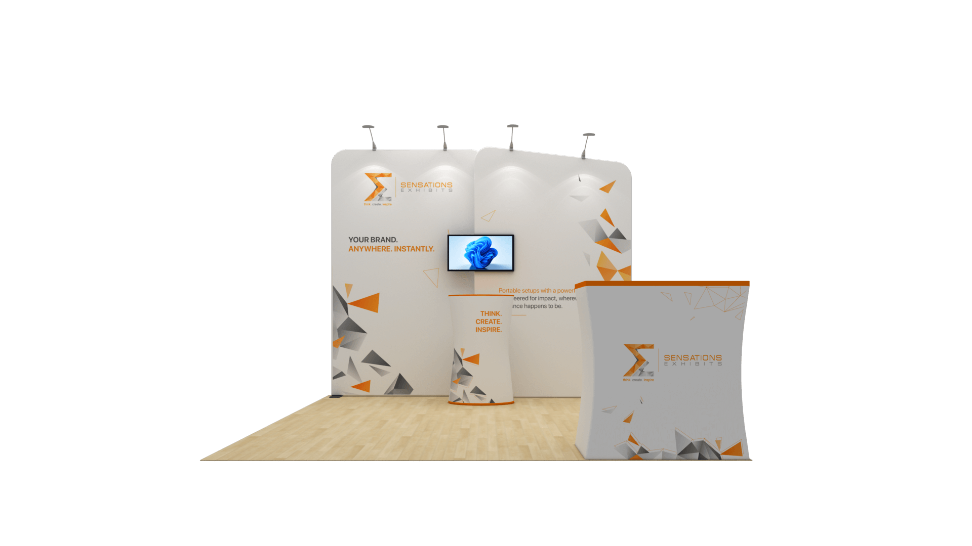 Portable Trade Show Display 10x10- Model 2