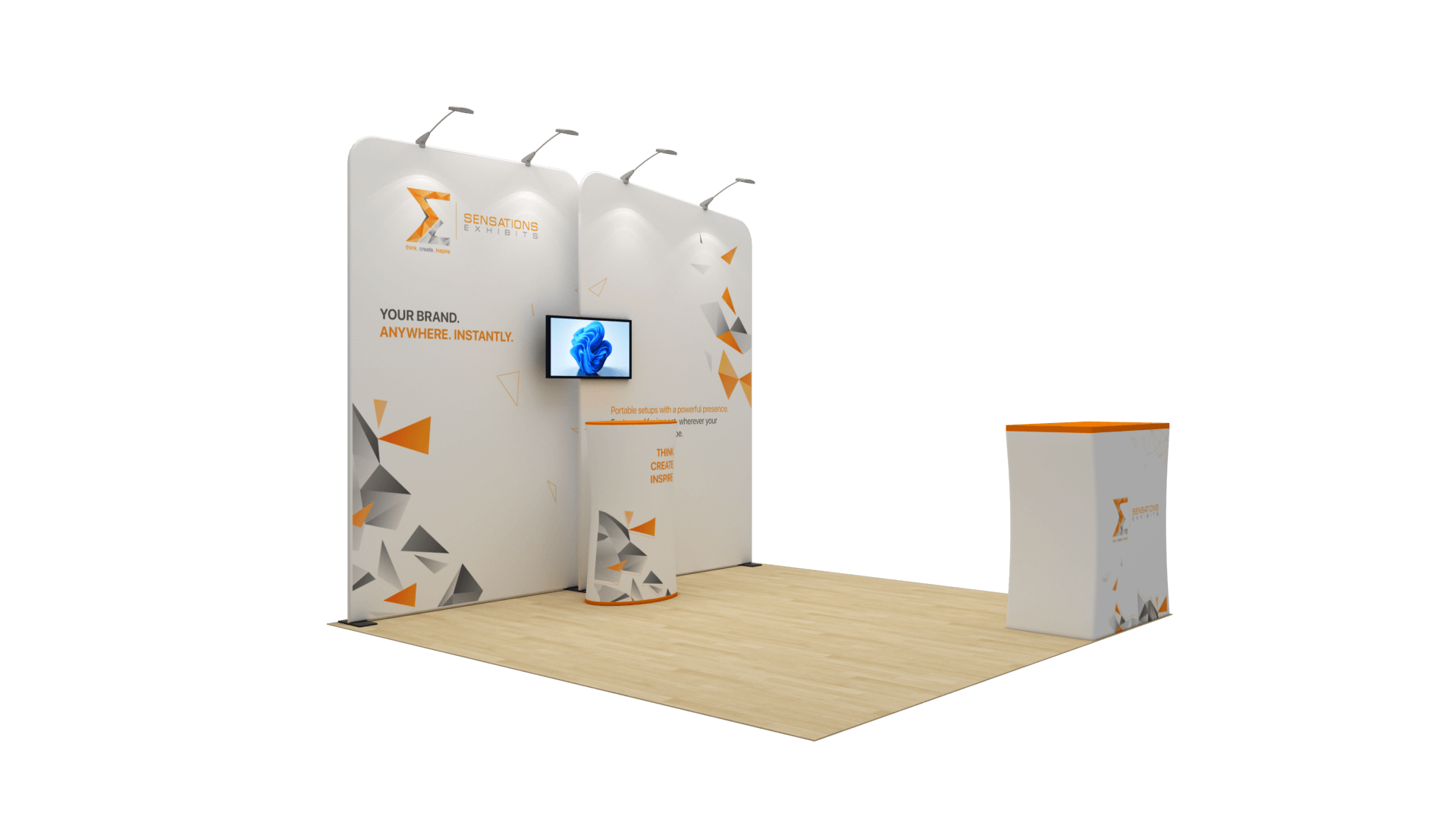 Portable Trade Show Display 10x10- Model 2