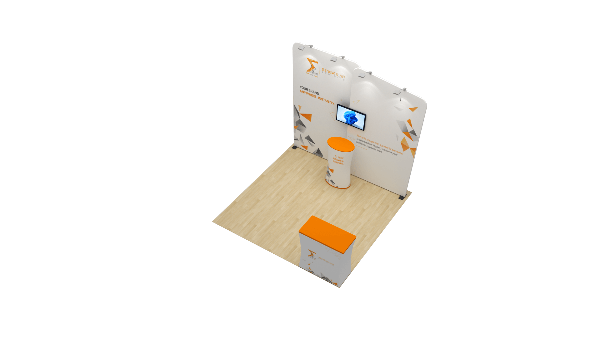 Portable Trade Show Display 10x10- Model 2