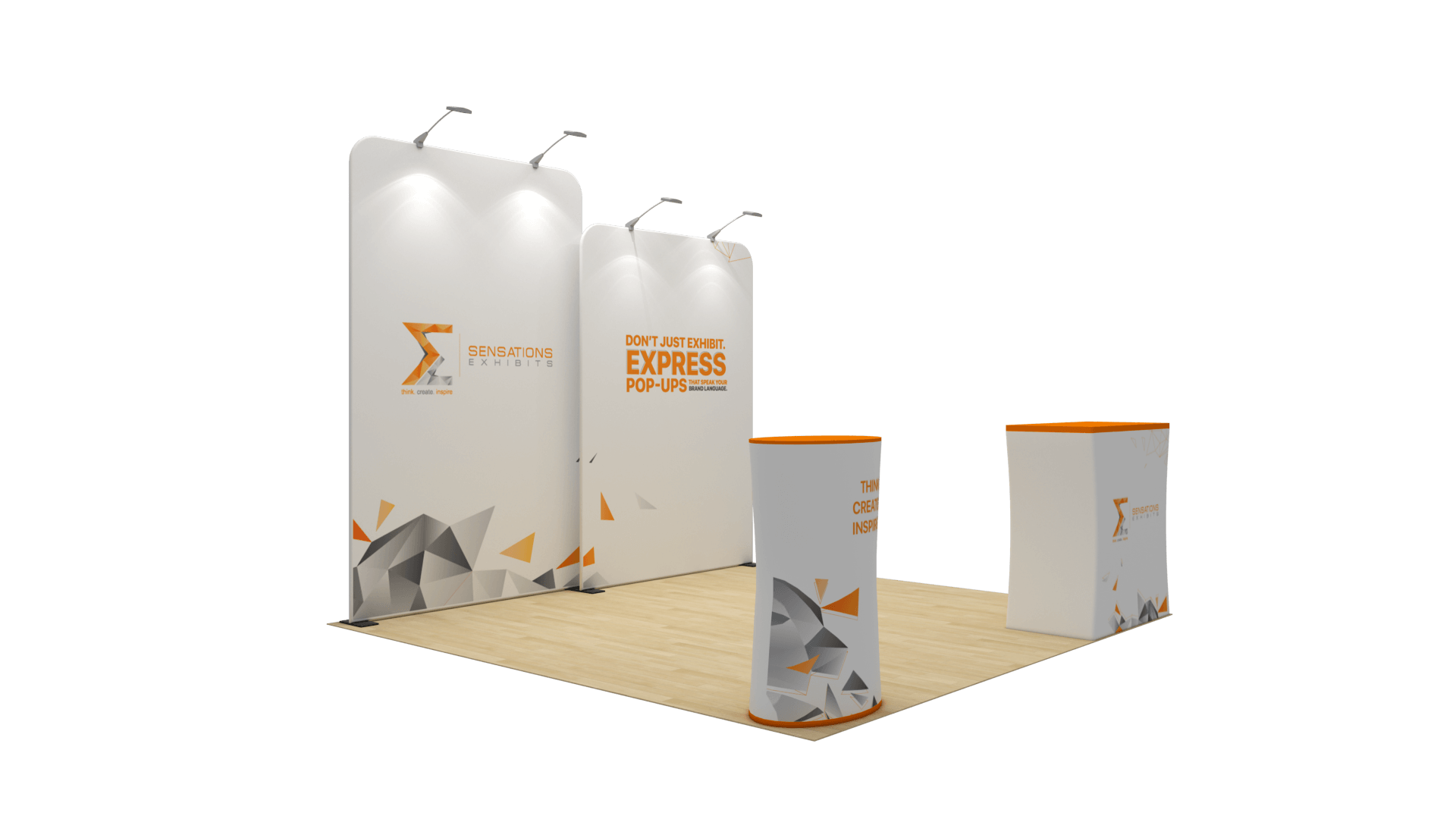 Portable Trade Show Booth 10x10- Model 3