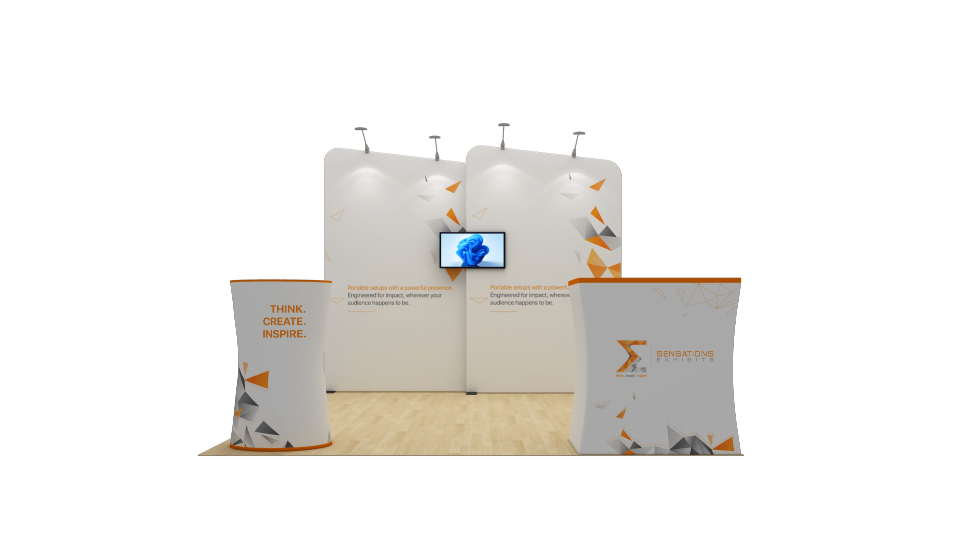 Portable Trade Show Booth 10x10- Model 4