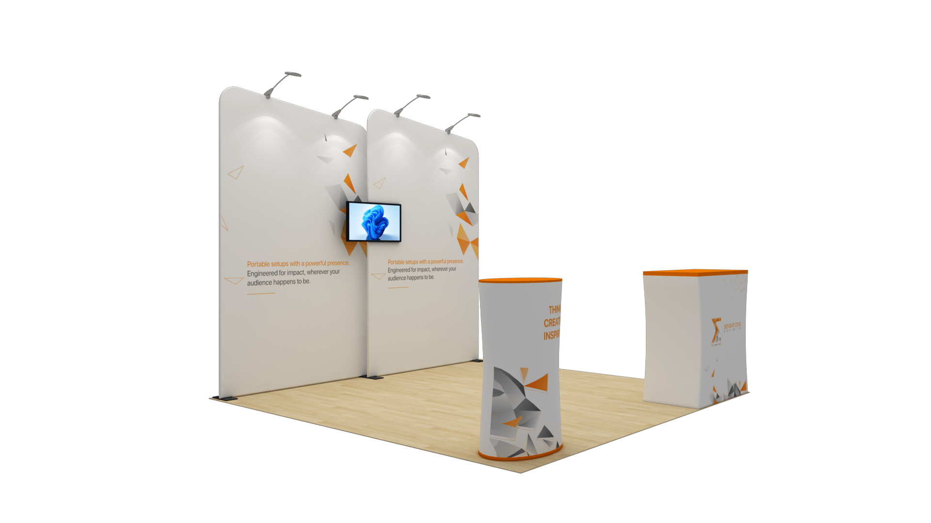 Portable Trade Show Booth 10x10- Model 4