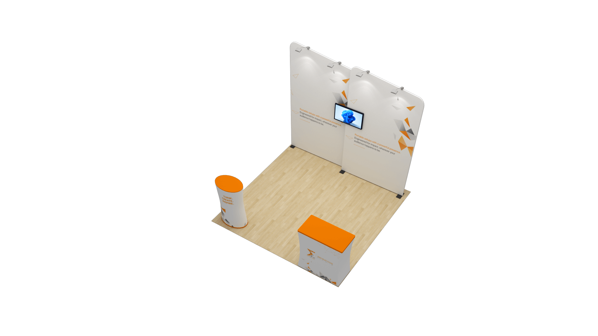 Portable Trade Show Booth 10x10- Model 4